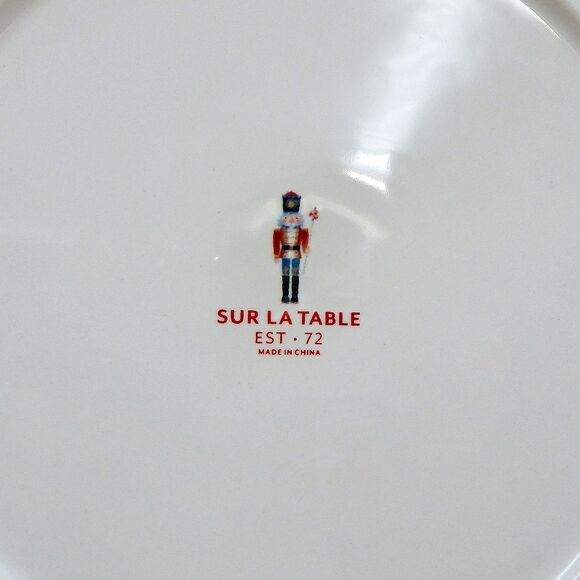 Sur La Table Nutcracker Salad Dessert Plates 8 3/4 Inch Set Of 4 - Picture 13 of 13